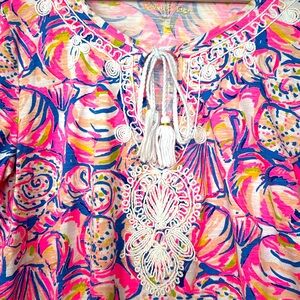 Lily Pulitzer Hollie Top Shell of a Time GUC Size L